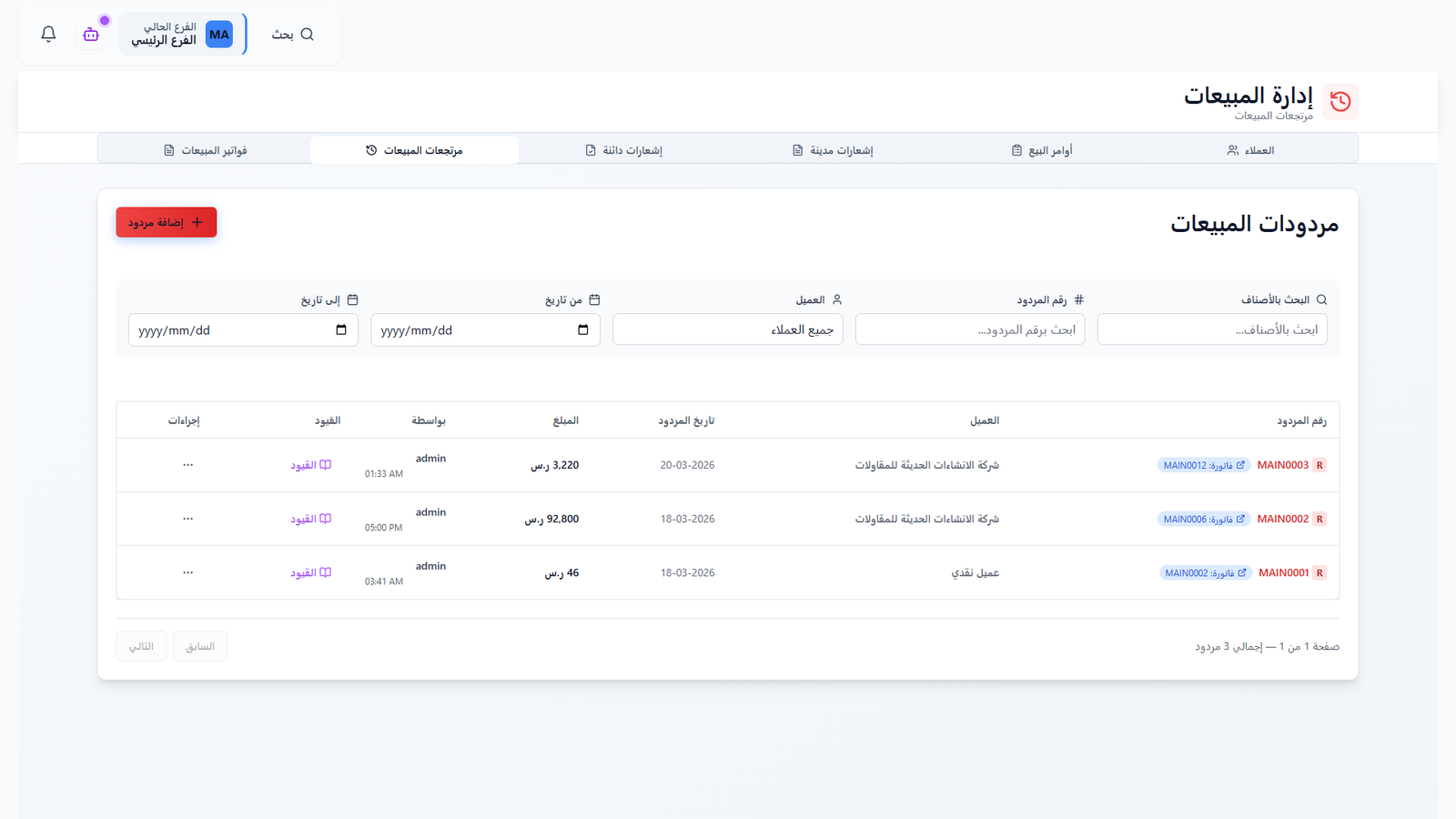 إدارة المبيعات